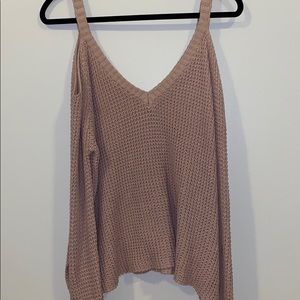 Off the shoulder sweater